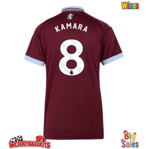 Aston Villa Boubacar Kamara #8 Replica Home Stadium Shirt for Women 2026-27 Short Sleeve